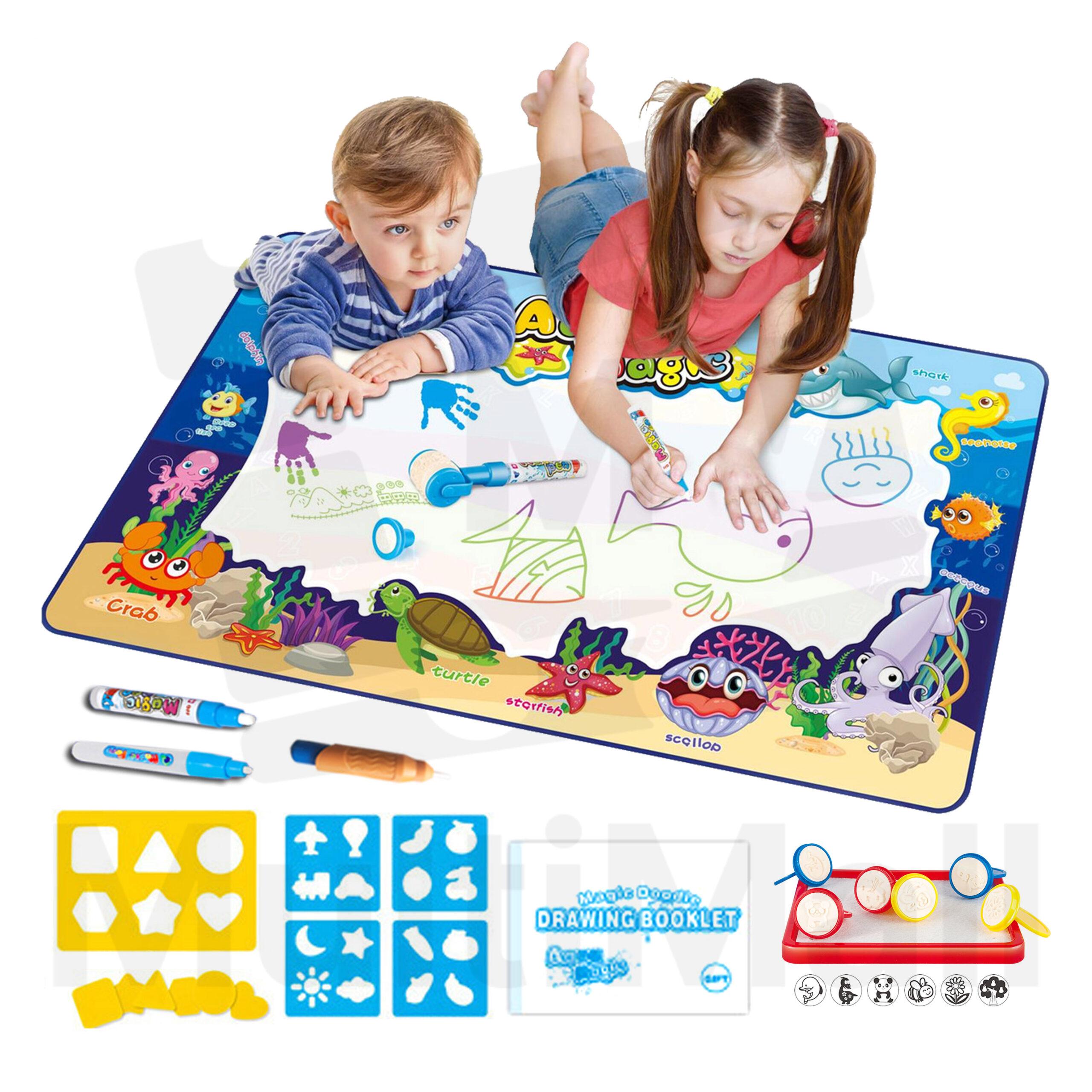 90002 Kid Water Drawing Mat| Doodle Mat| Painting Mat| water Mat| Gifts ...